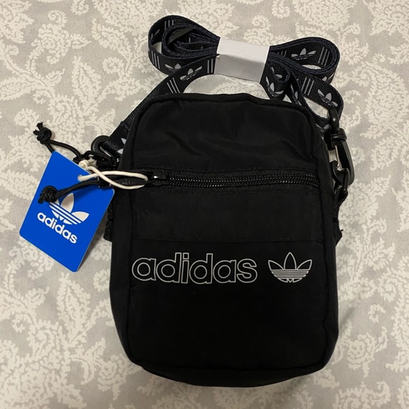NEW Adidas Crossbody Bag (Black) - Picture 2 of 9